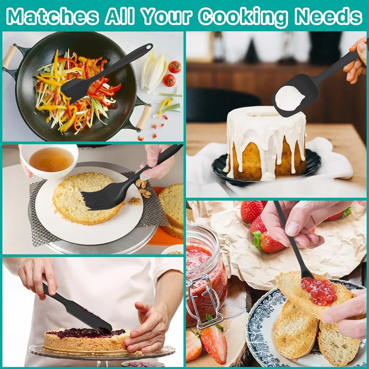 Silicone Spatula Set